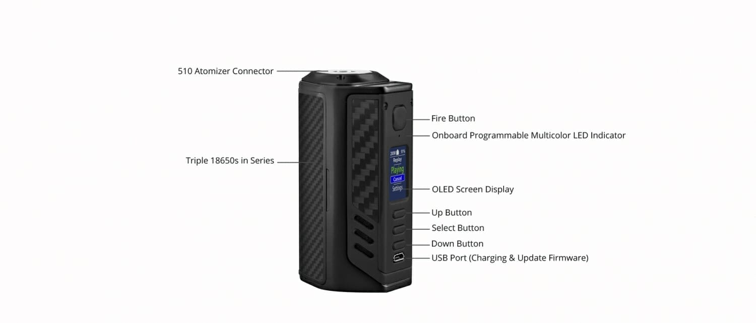 lost vape triade dna250c 5000 Puffs Puff 25000 JNR Mega Box - Triple Mango Flavor