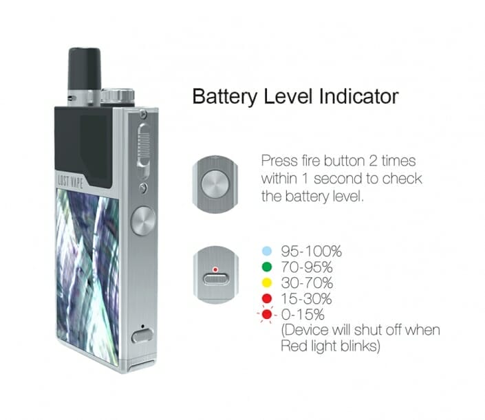 Battery level indicator