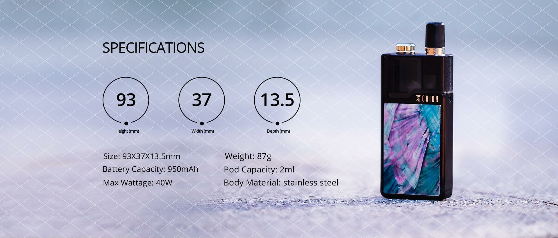 Orion DNA Go Specifications